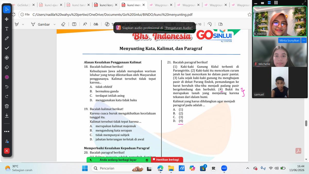 Suasana Les Online Interaktif