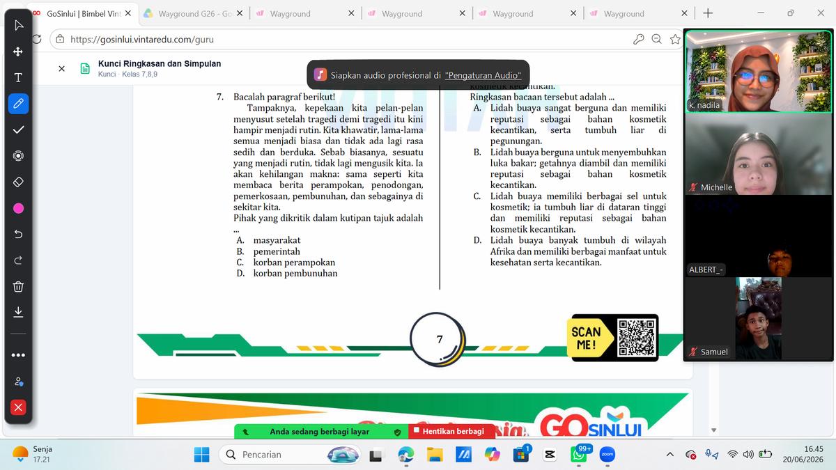 Bedah Teks Ulasan & Bacaan