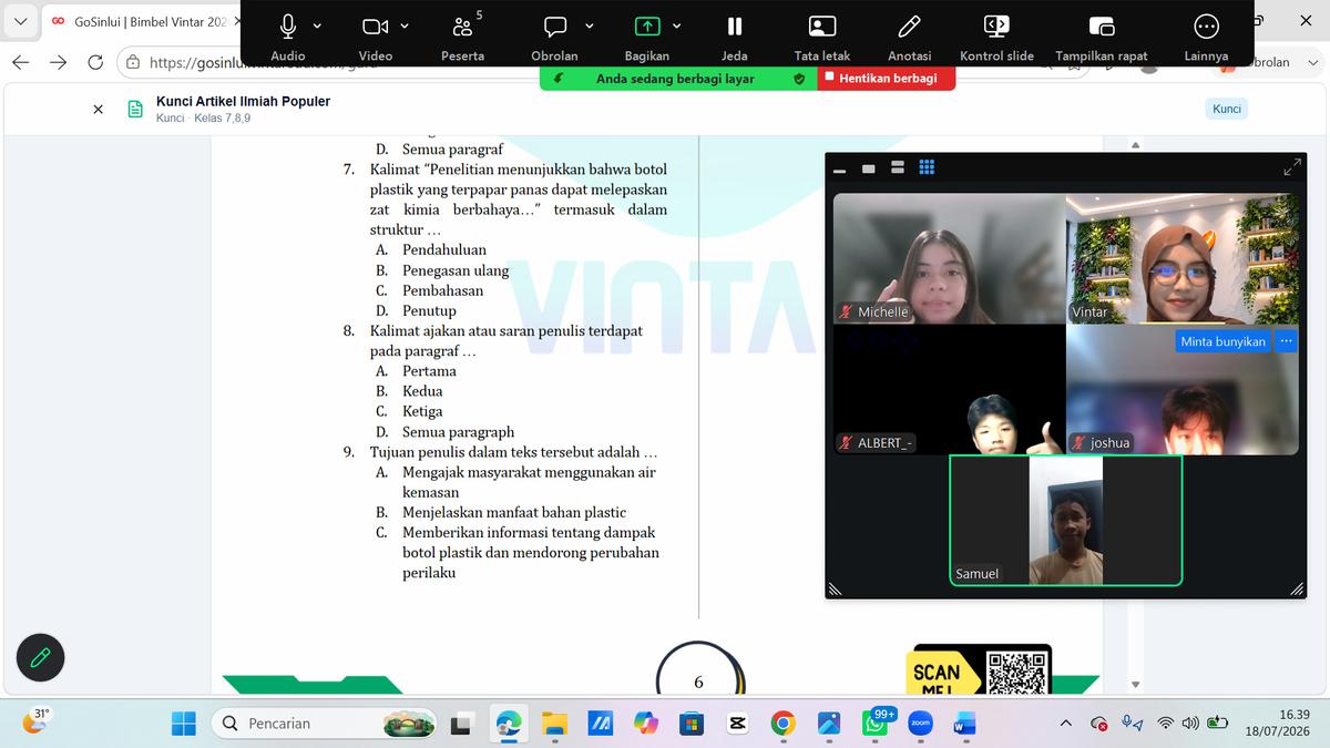 Tanya Jawab Live Whiteboard
